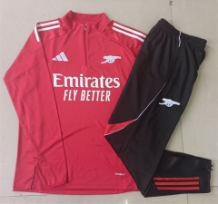 2025-2026 Arsenal Red Thailand Soccer Tracksuit-815