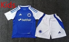 2025-2026 Cruzeiro EC Home Blue  Kids/Youth Soccer Uniform-8272
