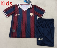 Commemorative Edition Barcelona Red&Blue Kid/Youth Soccer Uniform-507