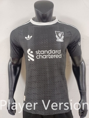 Player Version 2025-2026  Liverpool Goalkeeper Black  Thailand Soccer Jersey AAA-1959
