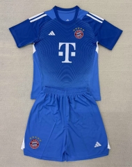 2025-2026 Bayern München Goalkeeper  Blue Soccer Uniform-AY