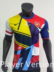 Player Retro Version Commemorative Edition 2014 Arsenal Colorful Thailand Soccer Jersey AAA-1959