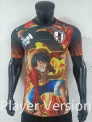 Player Version 2025-2026  Japan Luffy Yellow&Red Thailand Soccer Jersey AAA-1959