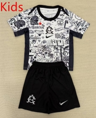 2025-2026 Club America White&Black Training Kids/Youth Soccer Uniform-AY