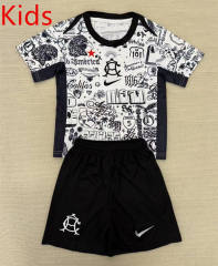 2025-2026 Club America White&Black Training Kids/Youth Soccer Uniform-AY