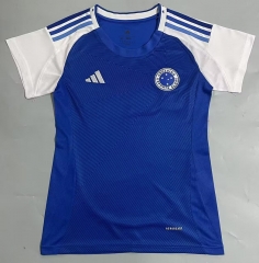 2025-2026 Cruzeiro EC Home Blue Women Thailand Soccer Jersey AAA-5668
