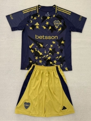 2025-2026 Boca Juniors 3rd Away Royal Blue Soccer Uniform-AY