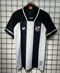 (S-4XL) 2025-2026  Ceará SC Home Black&White Thailand Soccer Jersey AAA-GB