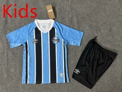 25-26 Grêmio FBPA Home Blue Kid/Youth Soccer Uniform-6748