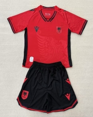 2025-2026 Albania Home  Red  Soccer Uniform-AY