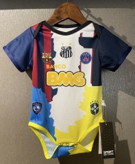 2025-2026  Santos FC Neymar Commemorative Edition Colorful   Baby Soccer Uniform-CS