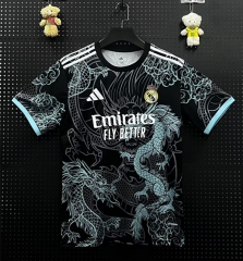 (S-4XL) 2025-2026  Special Version Real Madrid  Blue&Black  Training   Soccer Jersey AAA-4377