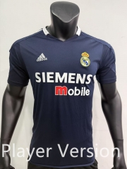 Player Retro Version 04-05 Real Madrid  Away Royal Blue Thailand Soccer Jersey AAA-0871