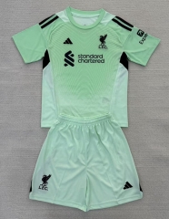 2025-2026 Liverpool Goalkeeper Green Soccer Uniform-AY