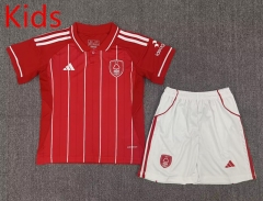 2025-2026 Nottingham Forest Home Red Kids/Youth Soccer Uniform-2353