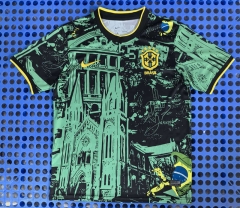 2025-2026 Cathedral  Special Version  Brazil Green Thailand Soccer Jersey AAA-2733