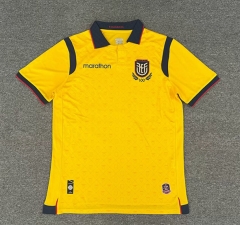 (S-4XL)2025-2026 Ecuador Home Yellow Thailand Soccer Jersey AAA-512
