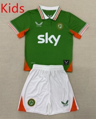 2025-2026 Ireland Home Green  Kids/Youth Soccer Uniform-AY