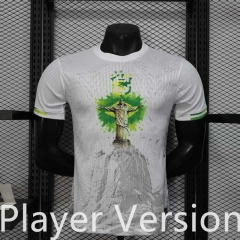 Player Version 2025-2026 Special Version Brazil White Thailand Soccer Jersey AAA-888