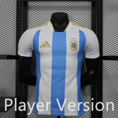 Player Version 2025-2026 Argentina Home Blue&White Thailand Soccer Jersey AAA-888