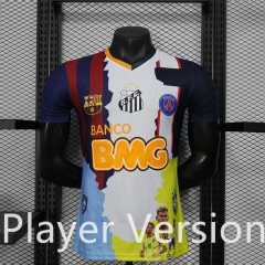 Player Version 2025-2026 Special Version Neymar  Santos FC Colorful Thailand Soccer Jersey AAA-888