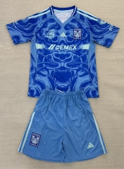 2025-2026 Tigres UANL  Away Blue  Soccer Uniform-AY