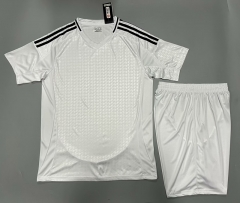 Without Logo 2025-2026 Real Madrid Home White  Soccer Uniform-9031