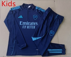 2025-2026 Arsenal Royal Blue Kids/Youth Soccer Tracksuit -815