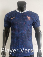 Player Version 2025-2026 France Home Royal Blue Thailand Soccer Jersey AAA-1959