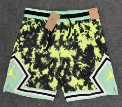 (XS-4XL) AJ Camouflage Yellow NBA Shorts -4370