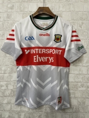 （S-3XL）2025 GAA Mayo  Goalkeeper  White&Red Thailand Rugby Shirt