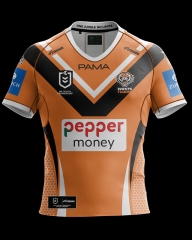 2025 Wests Tigers Away Orange Thailand Rugby Shirt