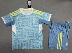 2025-2026  Juventus Away Light Blue Soccer Uniform-718