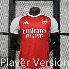 Player Version 2025-2026 Arsenal Home Red Thailand Soccer Jersey AAA-888