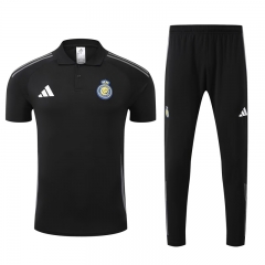 2025-2026 Al-Nassr FC Black  Thailand Polo Uniform-4627
