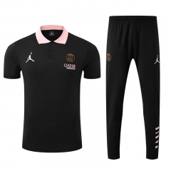 24-25 Jordan PSG Black Thailand Polo Uniform-4627