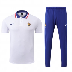 2025-2026 France White Thailand Polo Uniform-4627