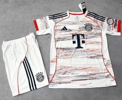 25-26 Bayern München Away White Soccer Uniform-718
