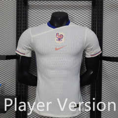 Player Version 2025-2026 France Away White Thailand Soccer Jersey AAA-888