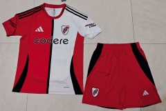 2025-2026 CA River Plate 3rd Away Red&White Soccer Uniform-718