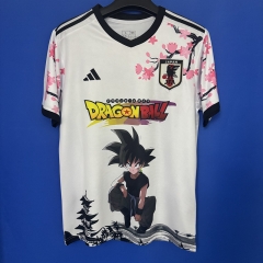 25-26 Japanese Dark Monkey King White Thailand Soccer Jersey AAA-6486