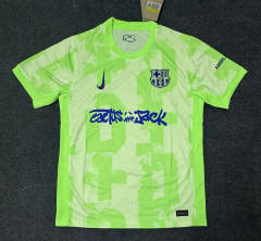 (S-4XL) 25-26 Joint Edition Barcelona 2nd Away Green Thailand Soccer Jersey AAA-7624