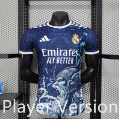 Player Version 2025-2026 Special Edition Real Madrid  Blue  Soccer Jersey AAA-888