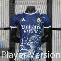 Player Version 2025-2026 Special Edition Real Madrid  Blue  Soccer Jersey AAA-888