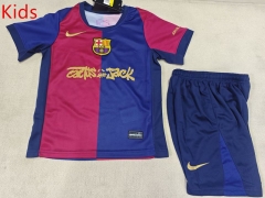 2025-2026 Joint Edition Barcelona Red&Blue Kids/Youth Soccer Uniform-507