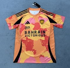 (S-4XL) 25-26 Paris FC 2nd Away Orange Thailand Soccer Jersey AAA-4506