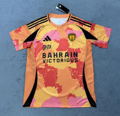 (S-4XL) 25-26 Paris FC 2nd Away Orange Thailand Soccer Jersey AAA-4506