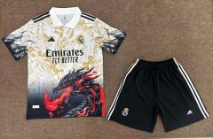 2025-2026 Special Version Real Madrid Beige Soccer Uniform-709