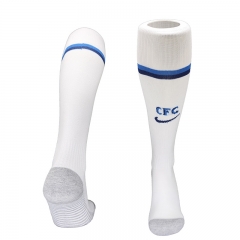 25-26  Chelsea Home  White Kids/Youth Soccer Socks