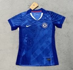 25-26 Chelsea Home Blue Thailand Women Soccer Jersey AAA-4506